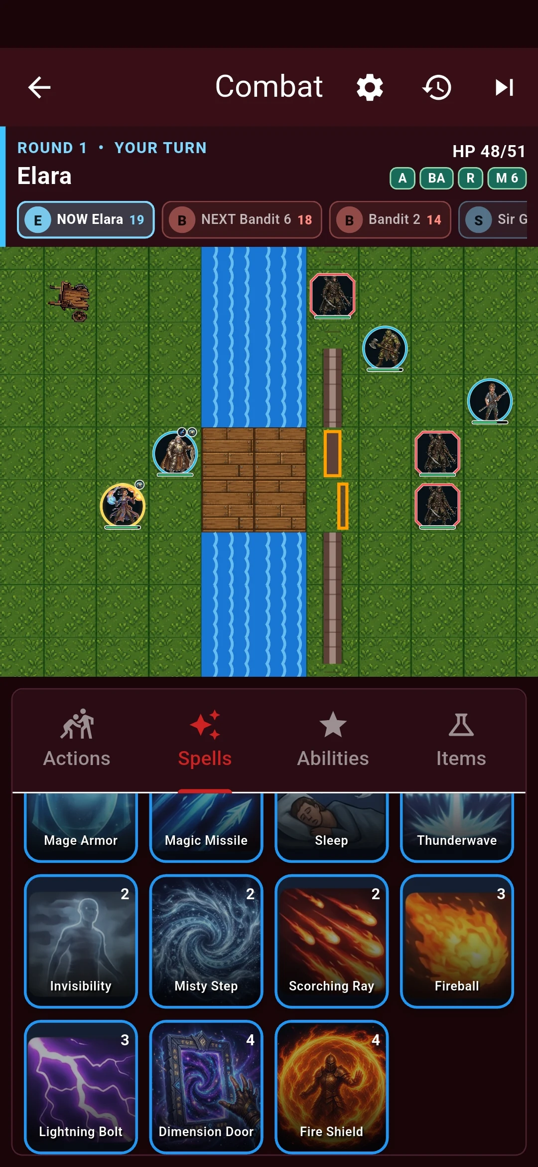 SRD Combat screenshot